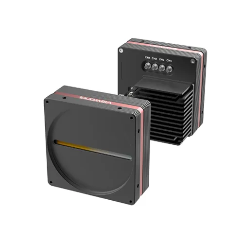 VT-16K5X2-H300 | VT-16K5X2-H300은 Vieworks의 Hybrid TDI 센서를 적용한 16K 초고해상도 라인스캔 카메라입니다.
최대 300kHz 라인레이트와 256 TDI Stage를 지원하며, CoaXPress 2.0 인터페이스를 통해 반도체, 디스플레이, PCB 및 고속 머신비전 검사에 최적화된 성능을 제공합니다. | 비투에스 제품 이미지