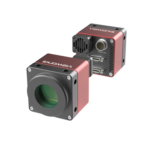 VC-25MC-M/C 31 I | 5120 × 5120 해상도의 25MP급 CMOS 센서를 적용하여 정밀 검사에 대응하는 AREA 스캔 솔루션입니다.
최대 31.7 fps 촬영을 지원하며, Camera Link 인터페이스를 통해 대용량 이미지를 손실 없이 전송합니다.
Mono / Color 센서를 지원하여 PCB 검사, AOI 장비, 3D 검사 등 다양한 머신비전 환경에 적합한 성능을 제공합니다. | 비투에스 제품 이미지