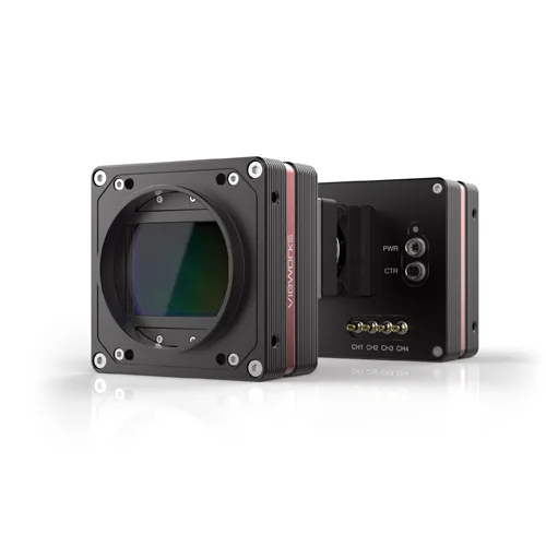 VC-101MX-M/C 9 H | 11648 × 8742 해상도의 101MP급 CMOS 센서를 적용하여 정밀 검사에 대응하는 AREA 스캔 솔루션입니다.

최대 8.7 fps 촬영을 지원하며, CoaXPress(CXP-6) 인터페이스를 통해 대용량 이미지를 손실 없이 전송합니다.

Mono / Color 센서를 지원하여 FPD(디스플레이), PCB, 반도체 검사 등 다양한 머신비전 환경에 적합한 성능을 제공합니다. | 비투에스 제품 이미지