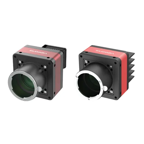 VC-21MX2-M/C 230 I | 5120 × 4096 해상도의 21MP급 CMOS 센서를 적용하여 정밀 검사에 대응하는 AREA 스캔 솔루션입니다.
최대 229 fps 촬영을 지원하며, CoaXPress 2.0(CXP-12) 인터페이스를 통해 대용량 이미지를 손실 없이 전송합니다.
Mono / Color 센서를 지원하여 FPD(디스플레이), PCB, 반도체 검사 등 다양한 머신비전 환경에 적합한 성능을 제공합니다. | 비투에스 제품 이미지
