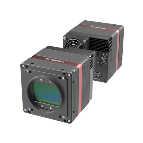 VNP-604MX-M/C 6 H | 14192 × 10640 해상도의 CMOS 센서와 픽셀 시프팅 기술을 결합하여 최대 28384 × 21280 해상도의 이미지를 취득하는 AREA 스캔 솔루션입니다.
최대 6.2 fps 촬영을 지원하며, CoaXPress 인터페이스를 통해 대용량 이미지를 손실 없이 전송합니다.
열전냉각(TEC)을 적용하여 장시간 노출에서도 센서 노이즈를 억제하고 안정적인 화질을 유지합니다.
Mono / Color 센서를 지원하여 FPD(디스플레이), PCB, 반도체 검사 등 다양한 머신비전 환경에 적합한 성능을 제공합니다. | 비투에스 제품 이미지