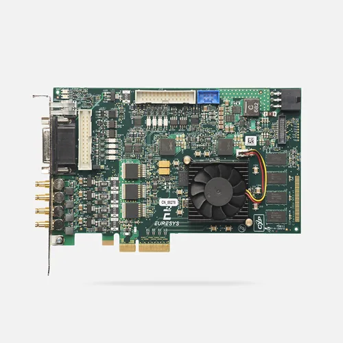 Coaxlink Quad 3D-LLE | Coaxlink Quad 3D-LLE는 3D 프로파일링을 위한 온보드 레이저 라인 추출 기능이 포함된 프레임그래버입니다. | 비투에스 제품 이미지